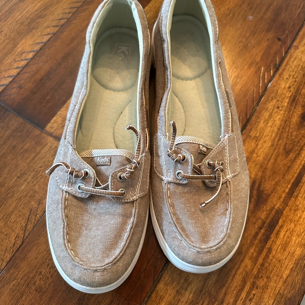 Keds Women's Tan Boat Shoes